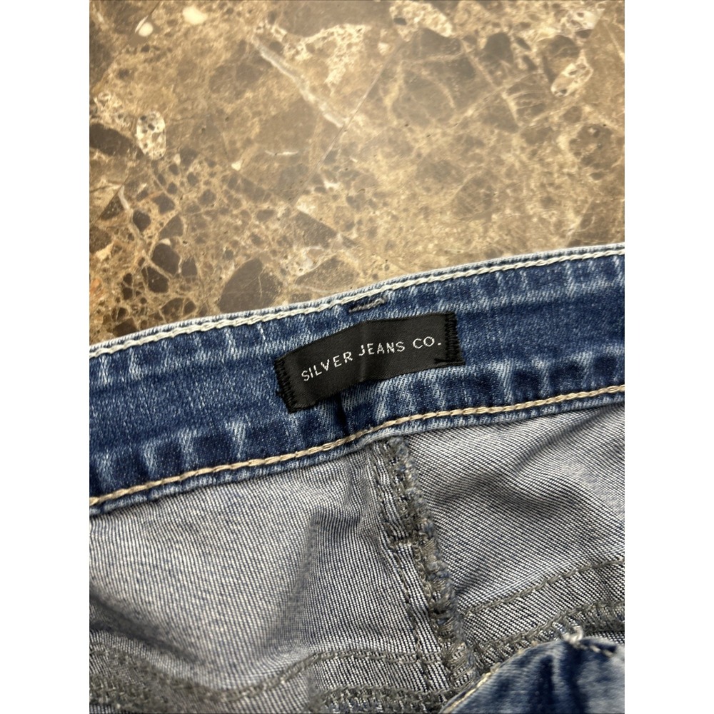 Silver Suki Women's Jeans 32x27 Curvy Fit Skinny Leg Mid Rise Msrp 89.00 - Picture 6 of 15